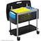 Safco Mobile File, Holds Letter/Legal, 29-3/4"x18-3/4"x27", BK SAF5370BL - alternate 1